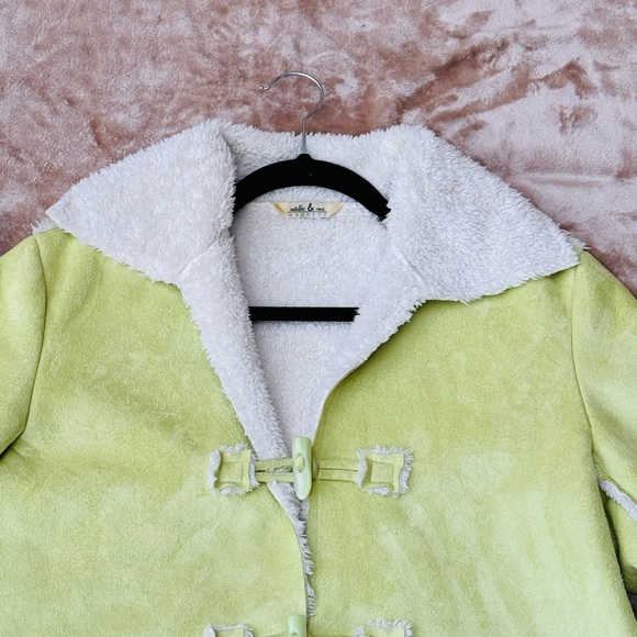 Vintage Natalie and Me Jacket Size Medium Light Bright Green - Picture 4 of 16